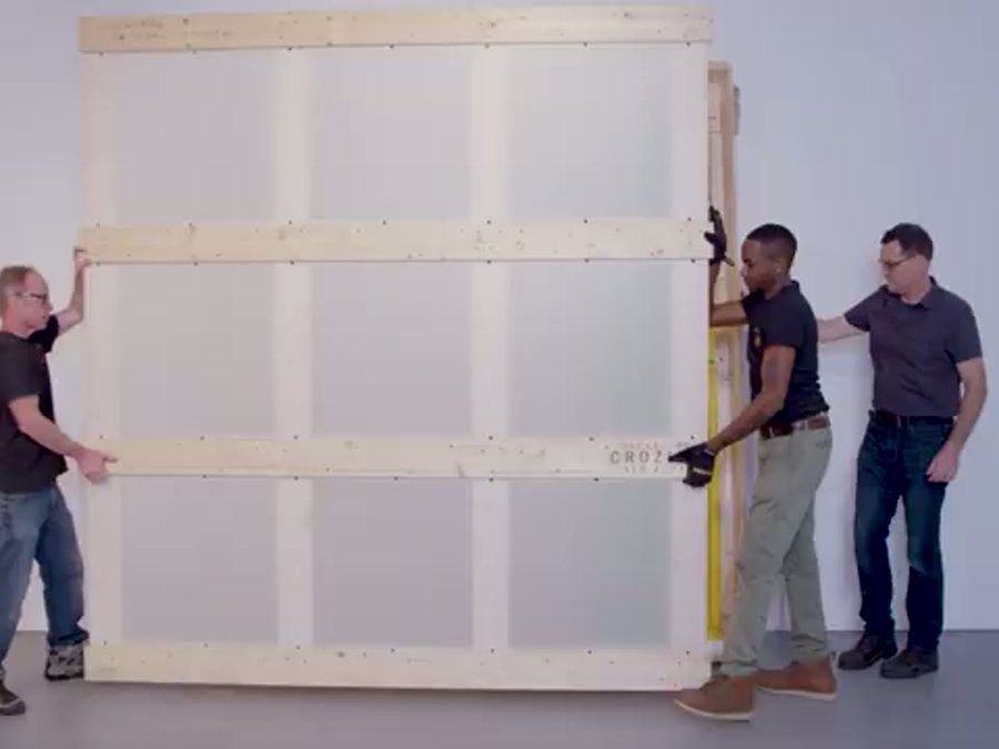 A and D crew handling a piece on a Cincinnati job